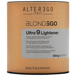 Alter Ego BlondEgo Ultra 9 Lightener Powder - rozjaśniacz do włosów w proszku, 500g
