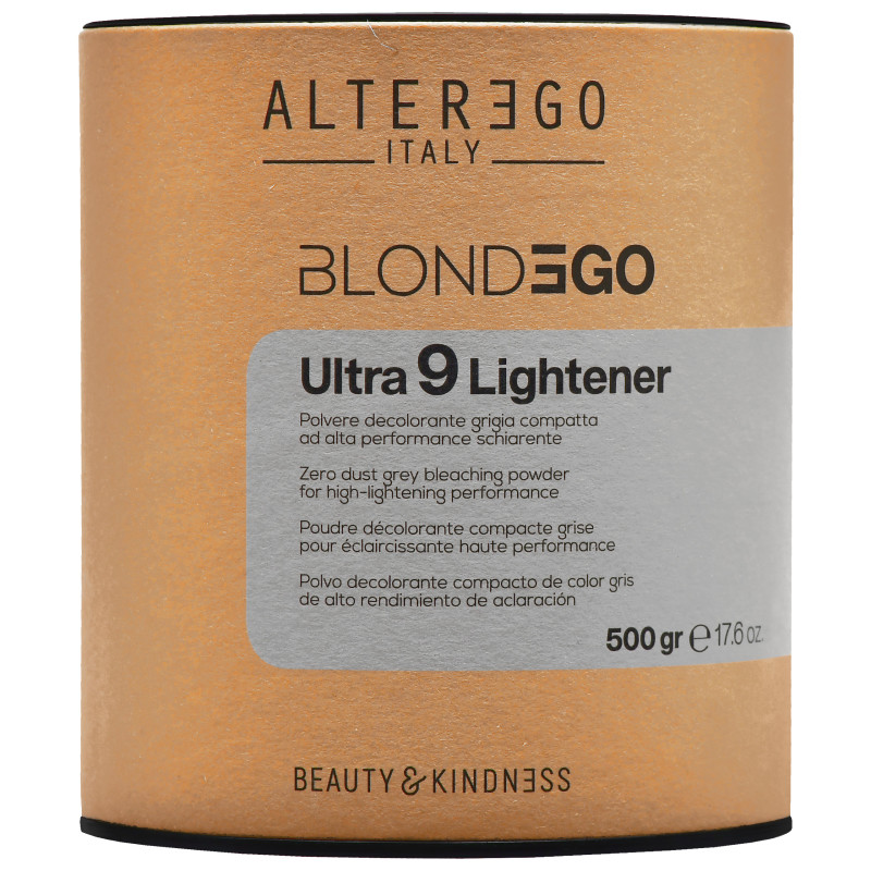Alter Ego BlondEgo Ultra 9 Lightener Powder - rozjaśniacz do włosów w proszku, 500g