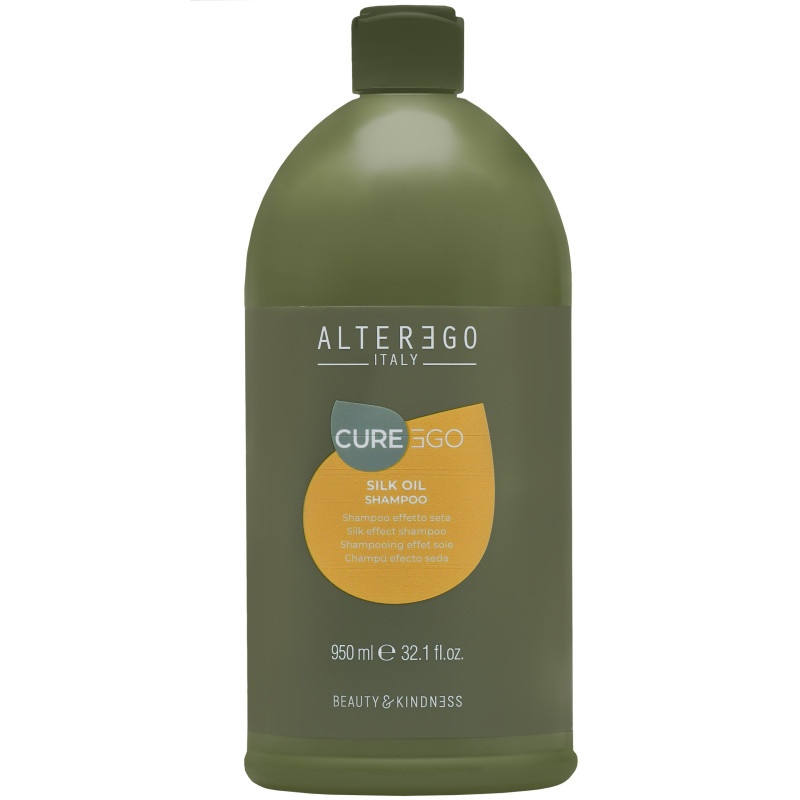 Alter Ego CureEgo Silk Oil Shampoo - szampon wygładzający do włosów, 950ml