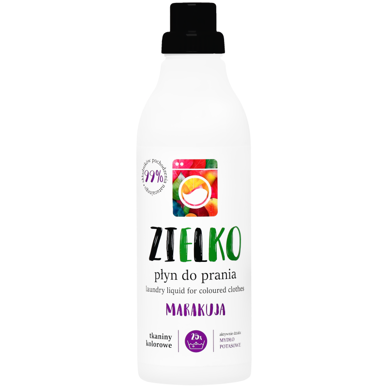 Zielko Płyn Do Prania - ekologiczny płyn do prania tkanin kolorowych, 1000ml