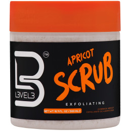 L3VEL3 Apricot Scrub - morelowy peeling do twarzy, 500ml