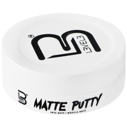LEVEL3 Pomada Matte Putty Wax - matowa pomada do włosów, 150ml
