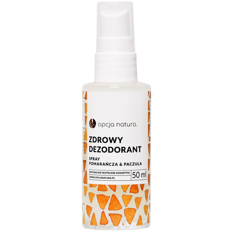 Opcja Natura Dezodorant Spray Pomarańcza – naturalny dezodorant, 200 ml