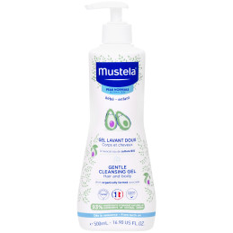 Mustela Gentle Cleansin HairBody Gel - delikatny żel do mycia dla dzieci, 500ml
