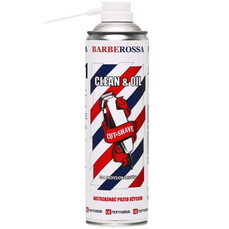 Barberossa oliwka do maszynek  – oliwka do konserwacji ostrzy, 500ml