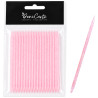 DeniCarte Brokatowe Różowe Patyczki do skórek – akcesoria do manicure, 50szt.
