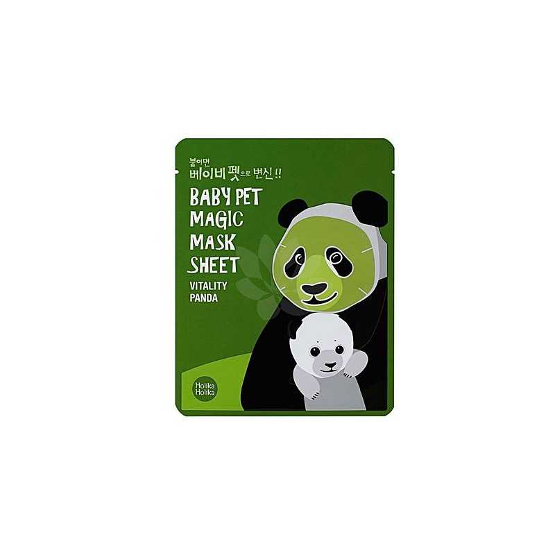 Holika Holika Baby Pet Magic Mask Sheet Vitality Panda 1szt, maseczka Holika Holika Baby Pet Magic Mask Sheet Vitality Panda 1szt, maseczka