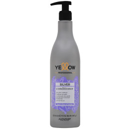 Alfaparf YELLOW Silver - odżywka do włosów blond i siwych, niwelująca żółte refleksy, 500ml