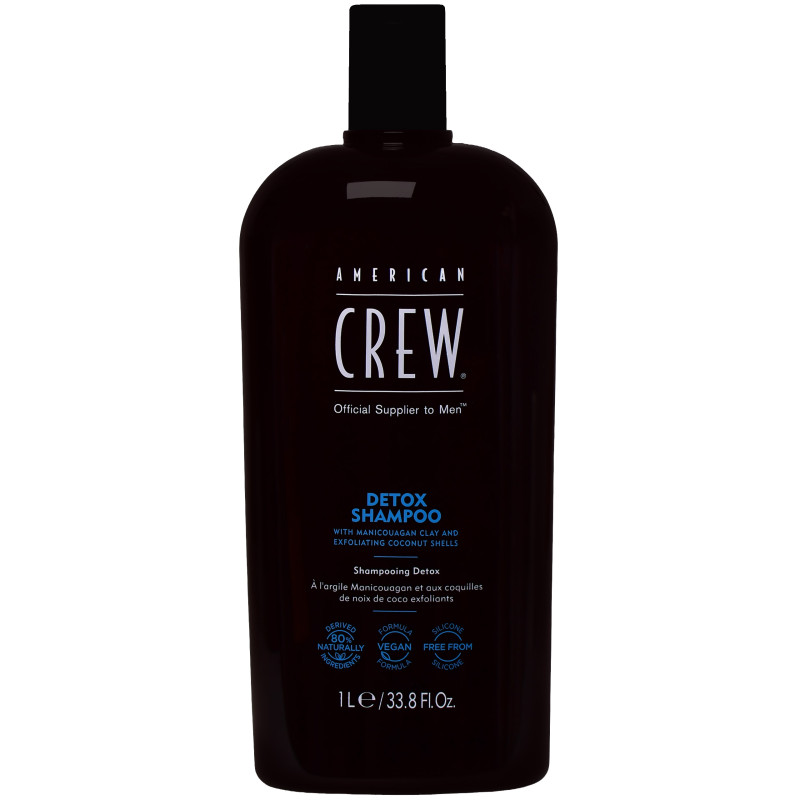 American Crew Detox - oczyszczający szampon do włosów i skóry głowy, 1000ml