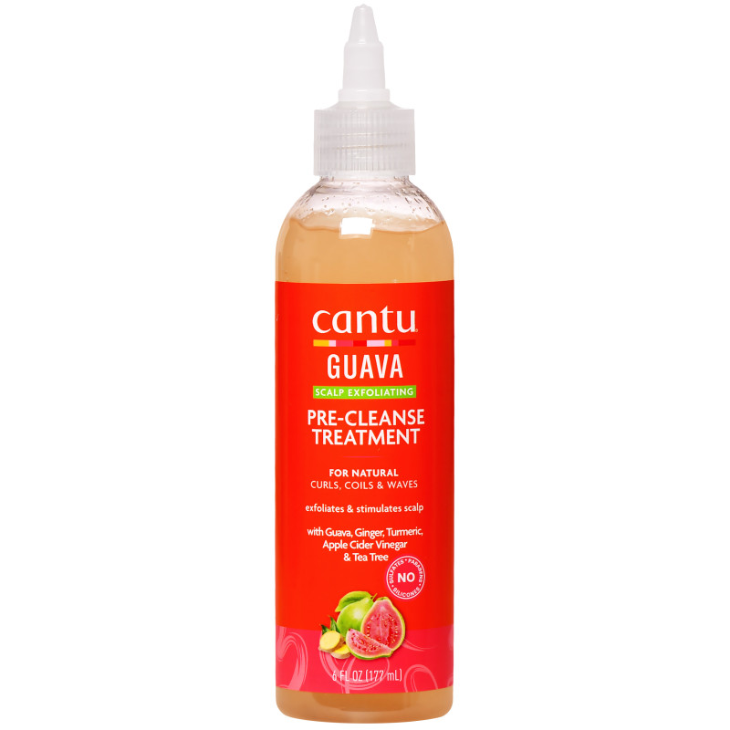 Cantu Guava & Ginger Scalp Pre-Cleanse Treatment - oczyszczająca kuracja przed myciem do skóry głowy, 177ml