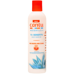 Cantu Weightless 15+ Benefits Leave-In Conditioner - lekka odżywka bez spłukiwania do włosów suchych i zniszczonych, 236ml