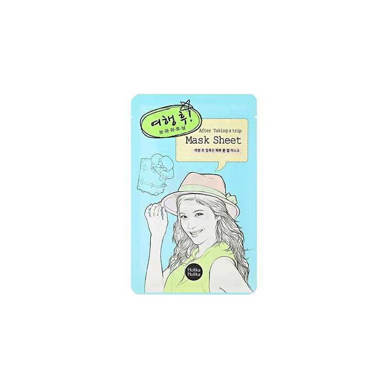 Holika Holika Mask Sheet After Taking A Trip 18ml, maska Holika Holika Mask Sheet After Taking A Trip 18ml, maska