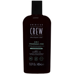 American Crew 3in1 Chamom+Pine Gel - szampon, odżywka i żel pod prysznic 3w1 dla mężczyzn, 450ml