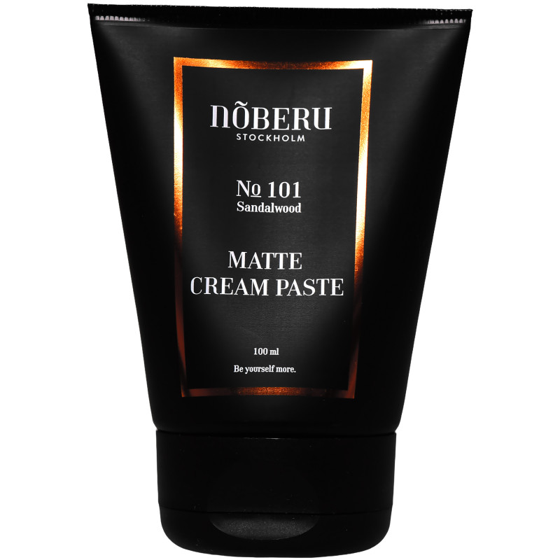 Noberu Matte Cream Paste Sandalwood - matowa pasta do stylizacji włosów, 100ml
