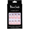 DeniCarte TIPSY L MEDIUM SQUARE OMBRE - tipsy do przedłużania i stylizacji paznokci