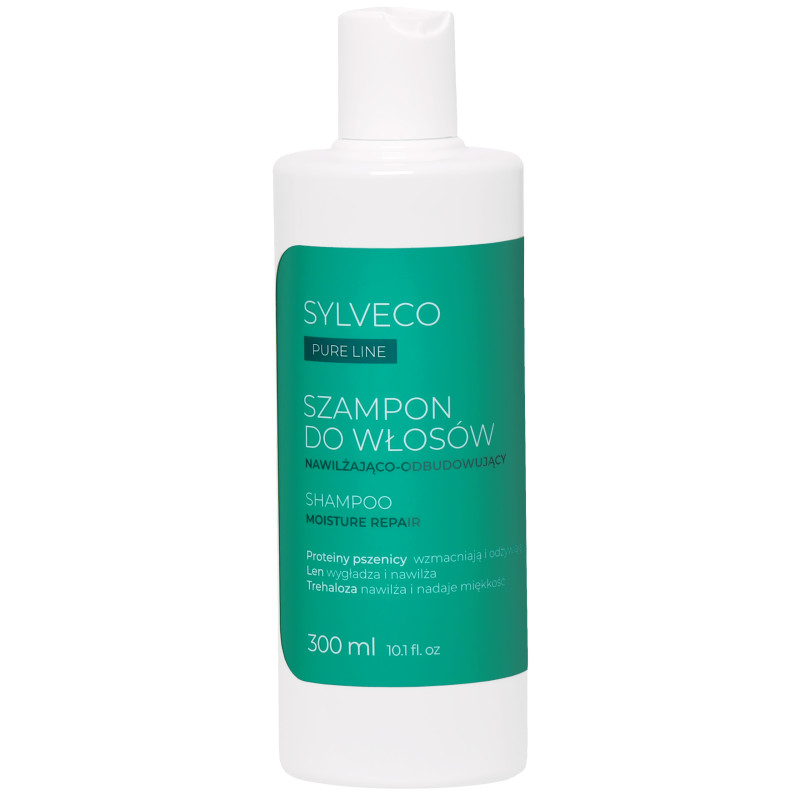 SYLVECO PURE - nawilżająco-odbudowujący szampon do włosów, 300ml