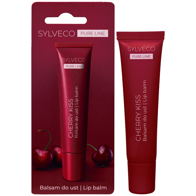 SYLVECO PURE LINE Cherry Kiss - nawilżający balsam do ust, 4,6 g