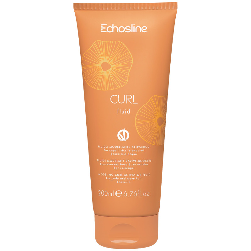 Echosline Curl Fluid - fluid podkreślający skręt włosów kręconych i falowanych, 200ml