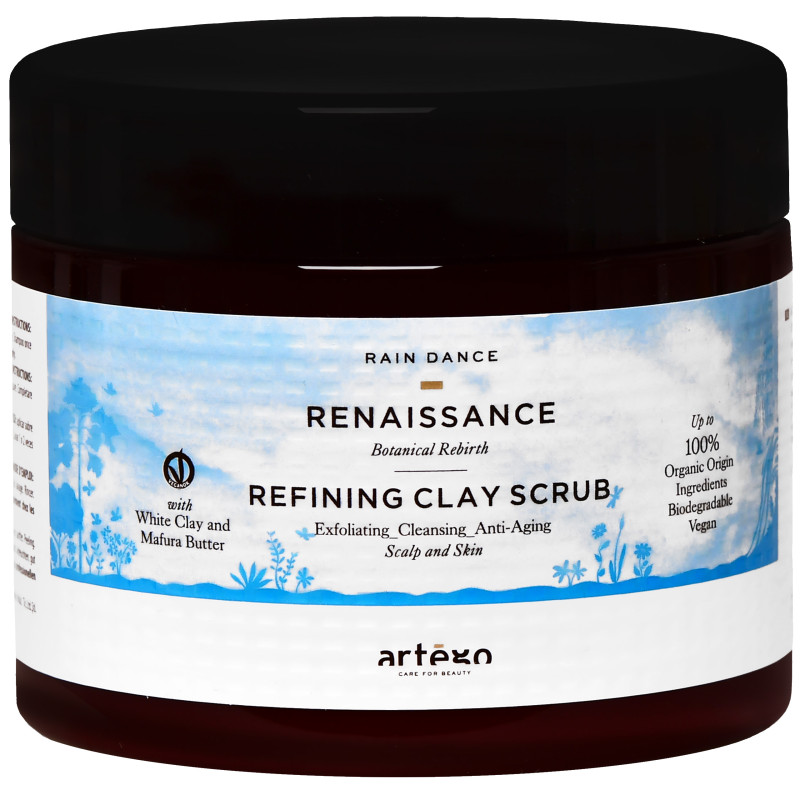 Artego Renaissance Refining Clay Scrub - oczyszczający peeling do skóry głowy, 500ml