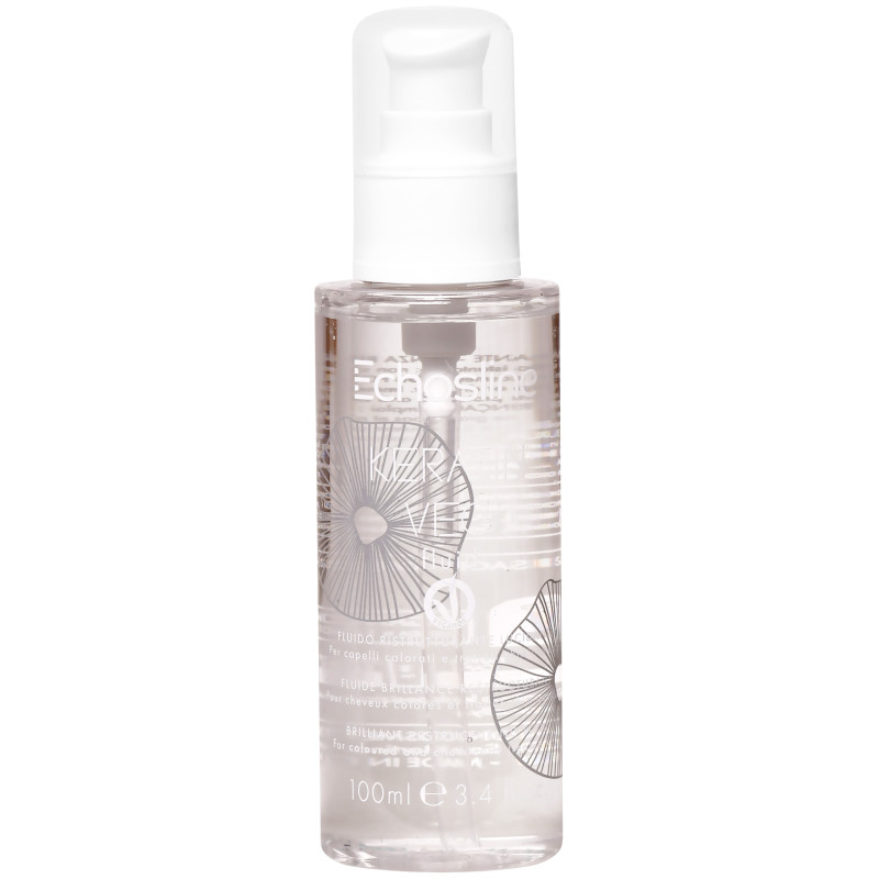 ECHOSLINE Keratin Veg Fluid - wzmacniający fluid do włosów zniszczonych i farbowanych, 100ml