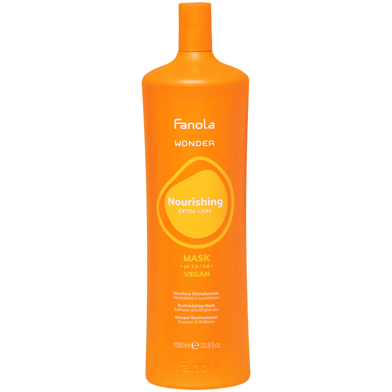 Fanola Wonder Nourishing Mask - regenerująca maska do włosów suchych i puszących się, 1000ml