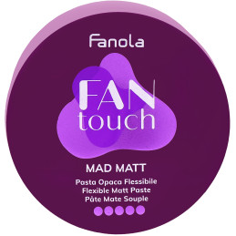 Fanola FanTouch Mad Matt Flexible Matt Paste - mocno utrwalająca matująca pasta do włosów, 100ml