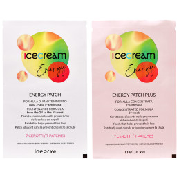 Inebrya Ice Cream Energy Patch - wzmacniające plastry do skóry głowy, 70szt.