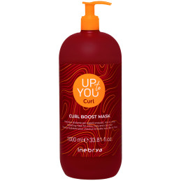 Inebrya Up to You Curl Boost Mask - maska do włosów kręconych podkreślająca skręt, 1000ml