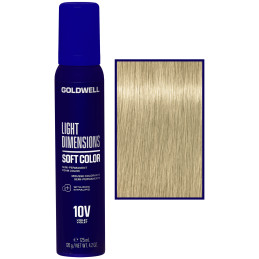 Goldwell Light Dimensions Soft Color Foam - tonująca pianka koloryzująca do włosów blond, 125ml