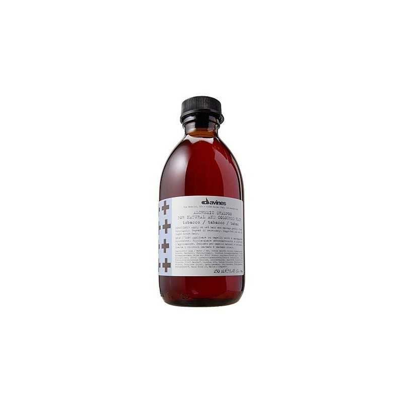 Davines Alchemic Tobacco, szampon do włosów brązowych lub jasno brązowych 280ml Davines Alchemic Tobacco, szampon do włosów brązowych lub jasno brązowych 280ml